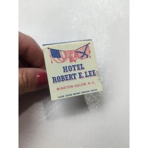 Hotel Robert E. Lee Winston-Salem, NC Vintage Matchbook